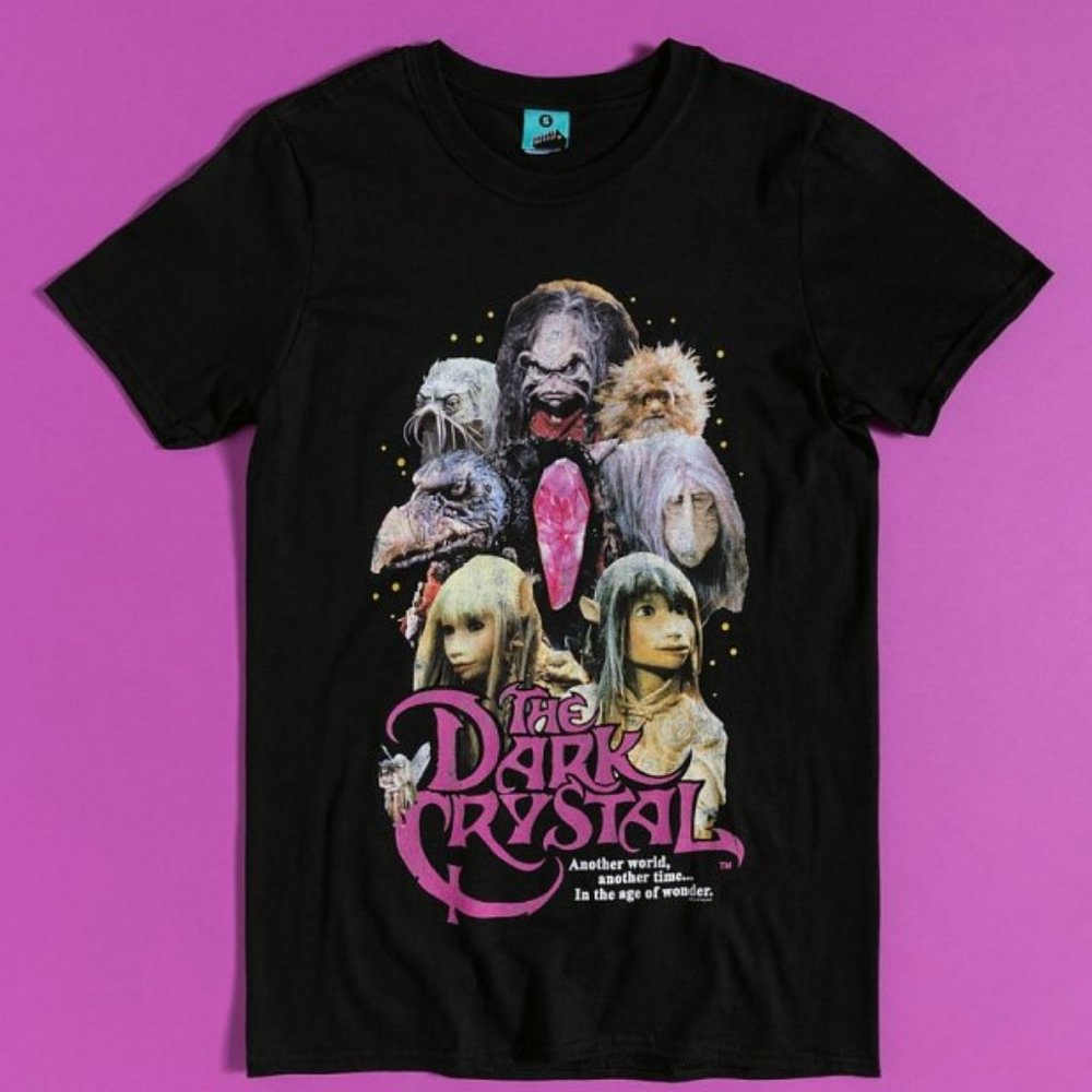 The Dark Crystal Characters Black T-Shirt
